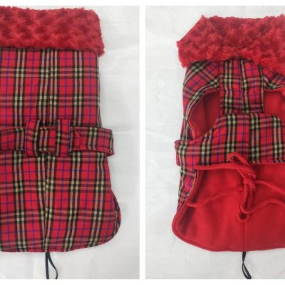 DC9 3-RED-PLAID-AND-FUR